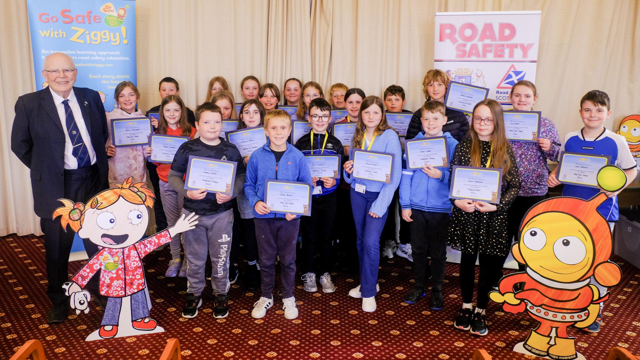 JRSOs receive road safety certificates – Shetland Islands Council